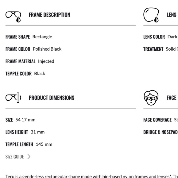 Ray Ban Teru Bio Based Green Frame Sunglasses - Picture 3 of 5